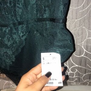 Emerald Green Lace BodySuit